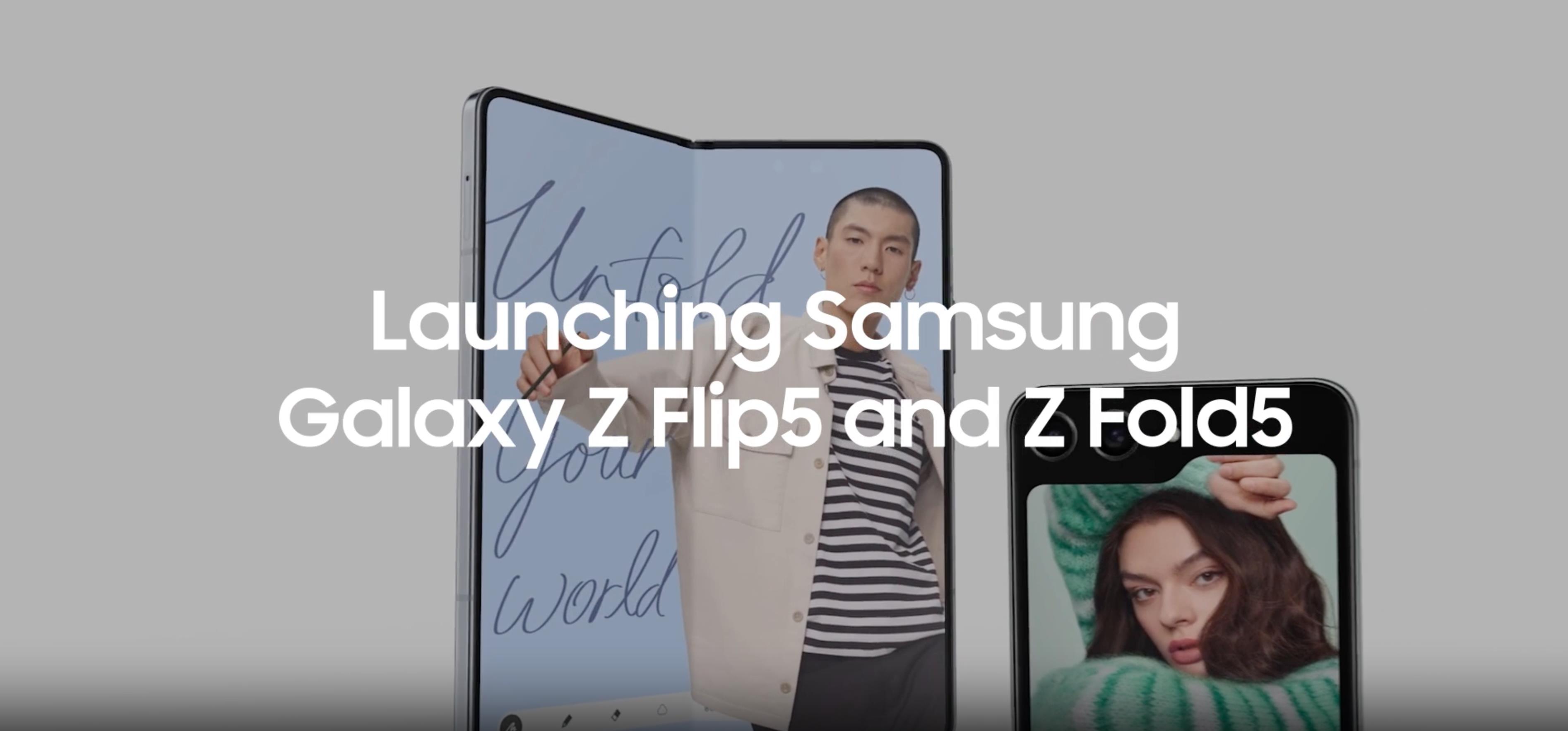 Galaxy Z Flip5 & Fold5 Launch Campaign